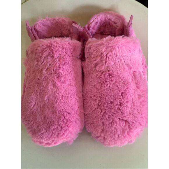 Nike Women's Calm SE Fuzzy Fur Cozy Slip On Slides Mules Playful Pink Size 5 - Picture 14 of 15